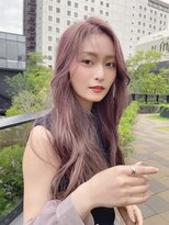 フラッグヘア 新宮店(Flag HAIR)&nbsp;透明感カラー　ピンクグレージュ
