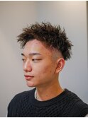 バーバースキンフェードハードツイストパーマBARBER