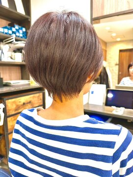 ヘアサロン セロ(Hair Salon SERO) 丸みショート/アッシュベージュ