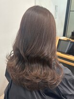 ラックスビールーチェ 沖縄那覇イオンモール店(LUXBE LUCE)&nbsp;大人可愛いニュアンスカラーピンクブラウンレイヤー