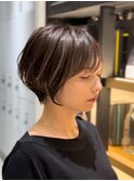 丸みショートボブ