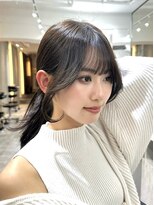 ヴィオットバイサロン(Viot by Salon)&nbsp;前髪あり韓国カール髪質改善姫カットセミディシアーカラー