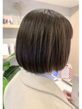 ホーム(HOME) 【HOME 下北沢】髪質改善カラー×ハイライト ×ミニボブ