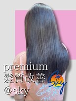 スカイ(SKY)&nbsp;透明感カラー/髪質改善/縮毛矯正/レイヤーカット/ダブルカラー
