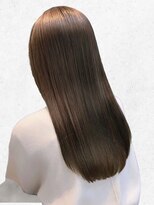 シェリー 仙台(Cherie)&nbsp;大人可愛いウルフレイヤーロング姫カットブリーチなしグレージュ