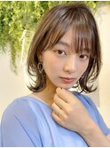 ★縮毛矯正ショートボブサイドバング前髪あり髪質改善内巻きボブ