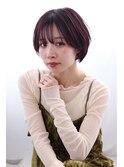 ２０代３０代40代　大人かわいい小顔丸みシルエットショートボブ