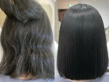 ニックピック(NicPic)の写真/【広がりやうねりを改善◎】髪質改善特化サロンだからこその豊富な知識と薬剤で、感動する艶髪を叶える。