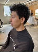 スパイキーショート/メンズショート/アップバング/千葉駅/保立