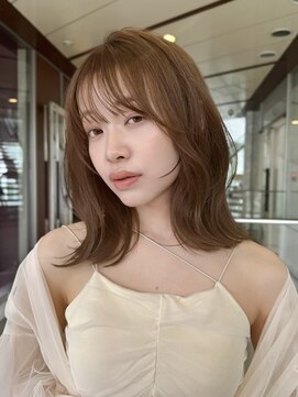 シア 表参道(SHEA.) シースルーバング×ニュアンスレイヤー