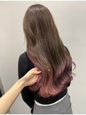 20代30代40代デザインカラーグラデーションブリーチレイヤー