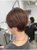 スッキリ丸みショート♪