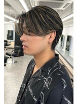 ランズ(LANDS)&nbsp;メンズカット　メッシュカラー【韓国ヘア 大阪 梅田】