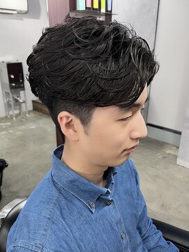 マーズ(MARS) ブルーブラック×フェザーパーマ