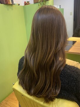 エシカル(ethical) ブリーチなしベージュカラー+ケアプロ超音波トリートメント