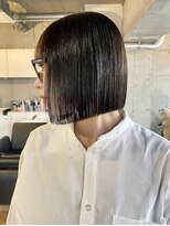 ハイジア(hygea) 地毛風ストレート☆髪質改善☆切りっぱなしボブ☆大人ボブ