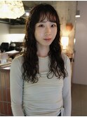 デジタルパーマ ロングパーマ ウェーブヘア 名古屋丸の内伏見