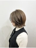 レイヤーボブ◎オリーブベージュ