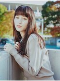 ぱっつんナチュラルスタイル