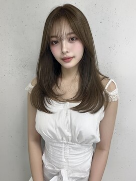 ユーフォリア 渋谷グランデ(Euphoria SHIBUYA GRANDE) 韓国ヘア 韓国風レイヤー 顔周りレイヤー 小顔カット 韓国巻き