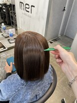 メルバイレガロ 水戸(mer by REGALO)&nbsp;ツヤ感〇縮毛矯正
