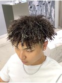 針金パーマアフロスタイル【下北沢/men's】