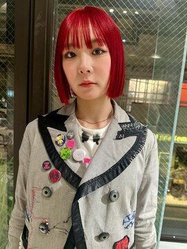 【ERIKA】ボブ×暖色カラー