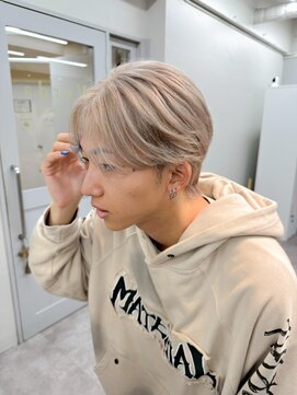 ヴェルダ 池袋店(verda) ブリーチ2回以上メンズベージュカラー/池袋