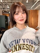 ノイカーム(noi Calm)&nbsp;ショートカットショートボブくびれヘアミルクティーベージュ韓国