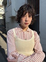 フェンヘアーアイス 中目黒(Fen.hair ici)&nbsp;大人美人ショートボブパーマレイヤーパーマアッシュブラウン