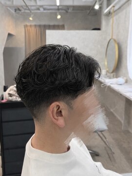 シエテ 津田沼(Siete) MEN'S HAIR/波巻きツイストスパイラル/リバースセンターパート