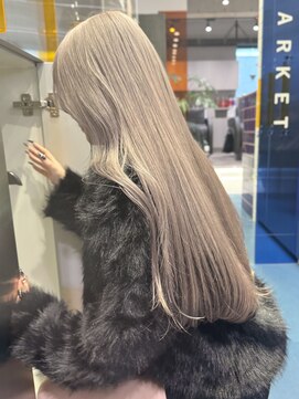 サンクマーケット 渋谷(cinq MARKET) 渋谷ミルクティーベージュハイトーンヘーゼルベージュ韓国
