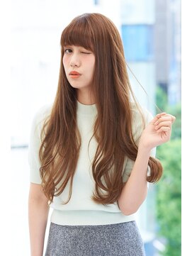 エレノア 渋谷公園通り店(Eleanor) ミルクティーカラー ナチュラルロング【PREGO】