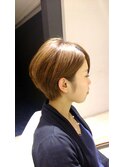 耳かけショートボブ AXCEL E'LEVER城東店