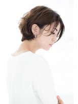 ルーチェ 綱島(Luce)&nbsp;ヴェールウェーブひし形シルエットセンターパート前下がりボブ☆