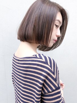 ルティア(Lutia) 前下がりボブ 似合わせカット アッシュブラウン！