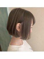 ロンド 銀座(Lond)&nbsp;Lond アゴライン小顔切りっぱなし耳かけミニボブ