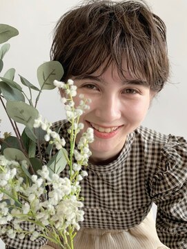 センス(SENSE) 【自由ヶ丘SENSE】マニッシュショート×オリーブベージュカラー