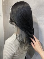 ロア 福岡天神本店(LORE)&nbsp;インナーカラー/ホワイト/ホワイトシルバー/nana