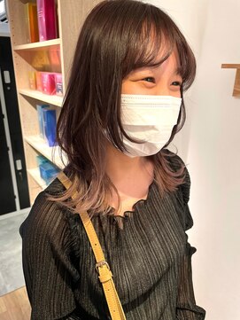 ミーナ バイ アーバン(Meena by urban.) 【ANNEXハザマ】インナーカラー×ホワイティアッシュカラー