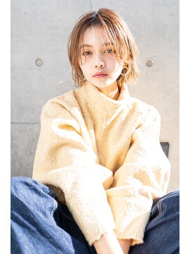 サングース(Sungoose) sungoose ショートボブデザインカラーセンターパート