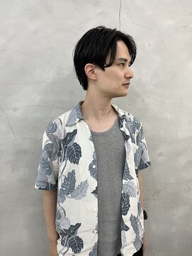 エンドリンク(endlink) ニュアンスパーマ×センターパートショート