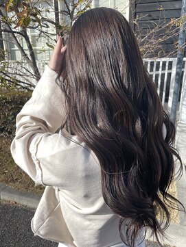 ダスティ穂高店 シアブラウン_ワンカラー_波ウェーブ_波ウェーブパーマ