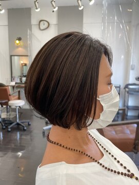 ネウィベルシア 名駅(newi belsia) 大人ショートボブ/20代/30代/40代