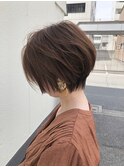 襟足美人♪大人丸みショート
