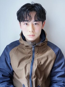 ネオリーブ クーロ メゾン 横浜(Neolive curro Maison) 韓国センターパート×ニュアンスパーマ[メンズ]