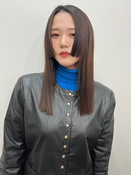 ブラウンズズシ(BROWNS Zushi) 姫カットロングヘア