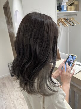 ラボヌールヘアー 宇都宮店(La Bonheur hair) ミルクティーベージュ♪【宇都宮駅/インナーカラー】