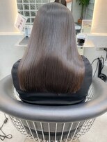 ロンドポレール 北千住(Lond polaire)&nbsp;縮毛矯正×グレージュカラー×デザインカラー×シルキーベージュ