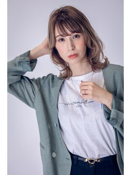 スノードロップ 高円寺店(Snowdrop) 前髪/マチルダボブ/ピンクベージュ/インナーグレージュ/高円寺